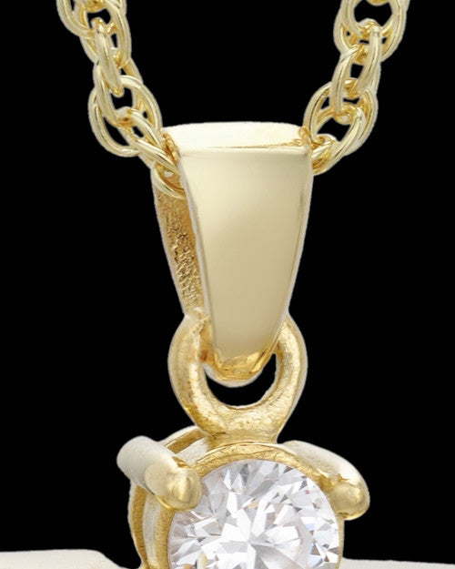 Gold Plated Green Lovely Messenger Urn Keepsake
