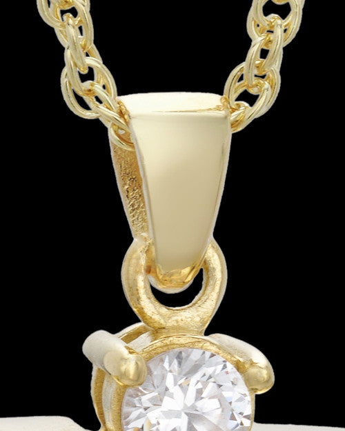 Gold Plated Opal Lovely Messenger Urn Keepsake