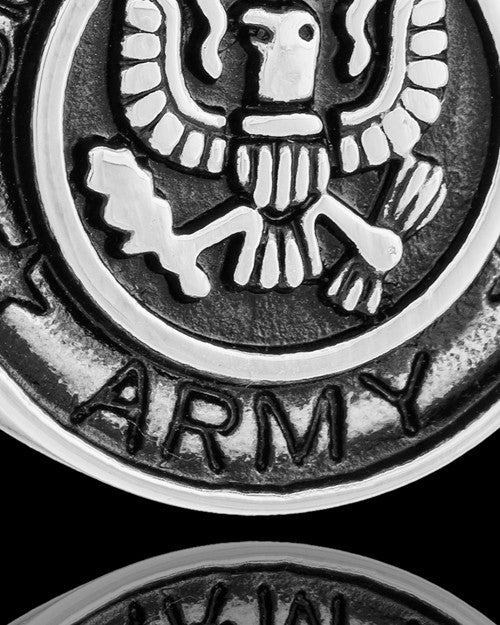 Stainless Military Medallion-Army Urn Pendant
