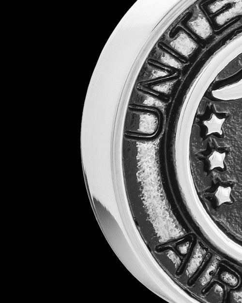 Stainless Military Medallion-Air Force Urn Pendant