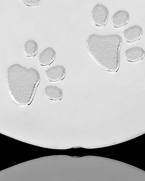 Stainless Taking A Stroll Rectangle Pet Keepsake
