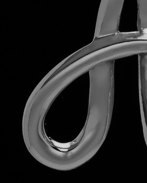 Black Plated "A" Keepsake Jewelry