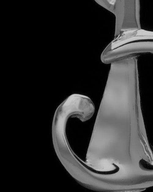 Black Plated "B" Keepsake Jewelry