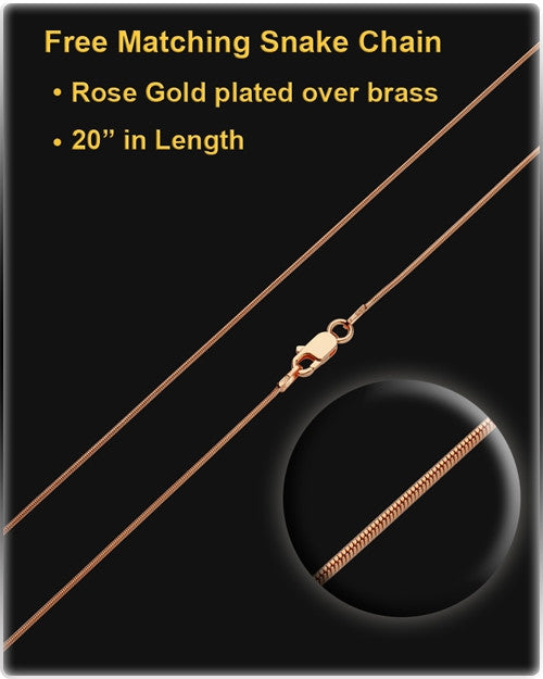 Rose Gold Plated "B" Keepsake Jewelry