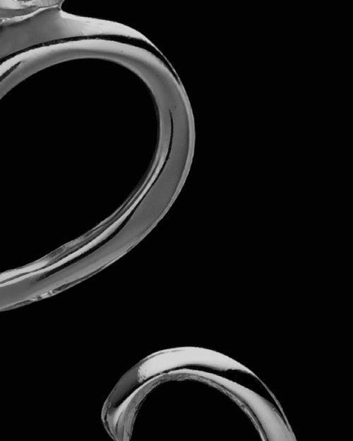 Black Plated "C" Keepsake Jewelry