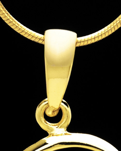 Gold Plated "D" Keepsake Jewelry