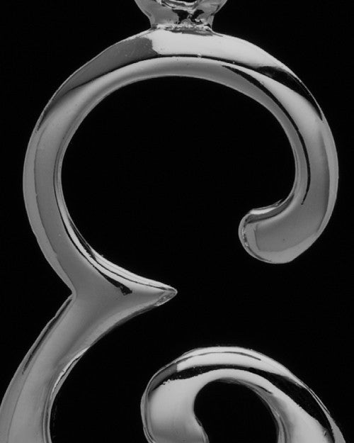 Black Plated "E" Keepsake Jewelry