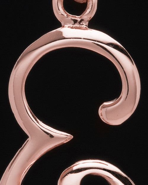 Rose Gold Plated "E" Keepsake Jewelry