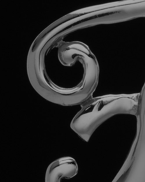 Black Plated "F" Keepsake Jewelry