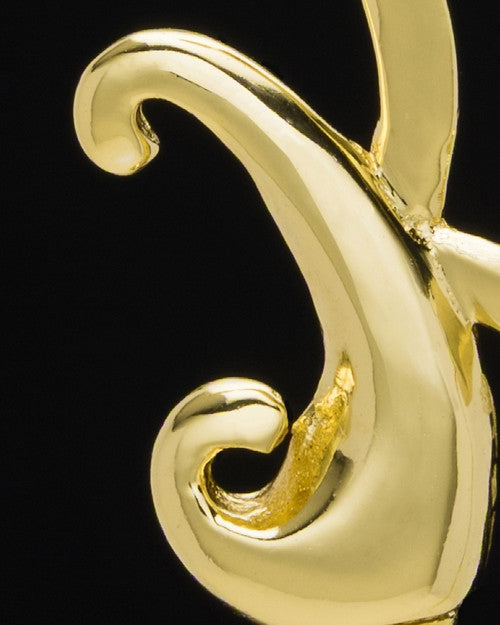 Gold Plated "K" Keepsake Jewelry
