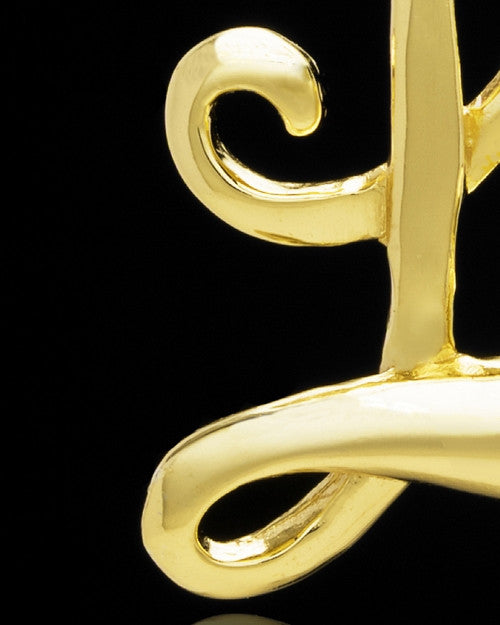 Gold Plated "L" Keepsake Jewelry