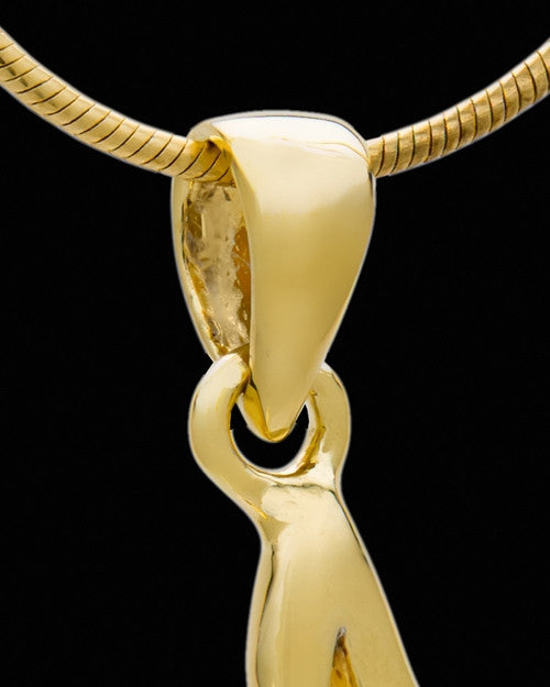 Gold Plated "M" Keepsake Jewelry