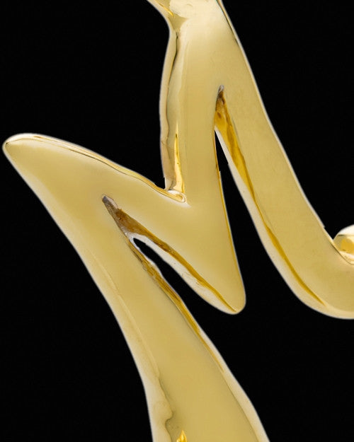 Gold Plated "M" Keepsake Jewelry
