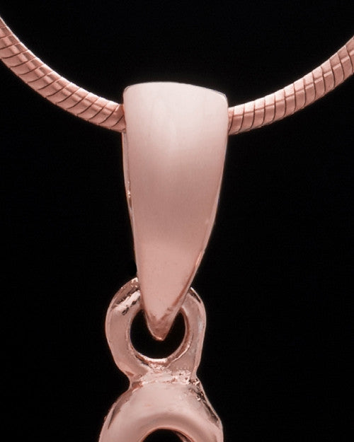 Rose Gold Plated "N" Keepsake Jewelry