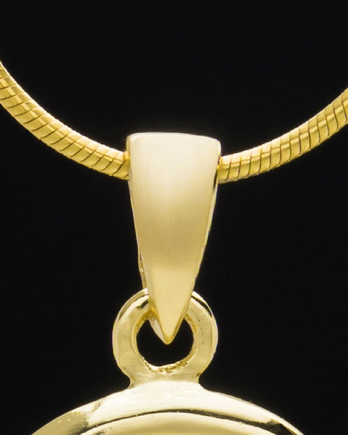 Gold Plated "P" Keepsake Jewelry