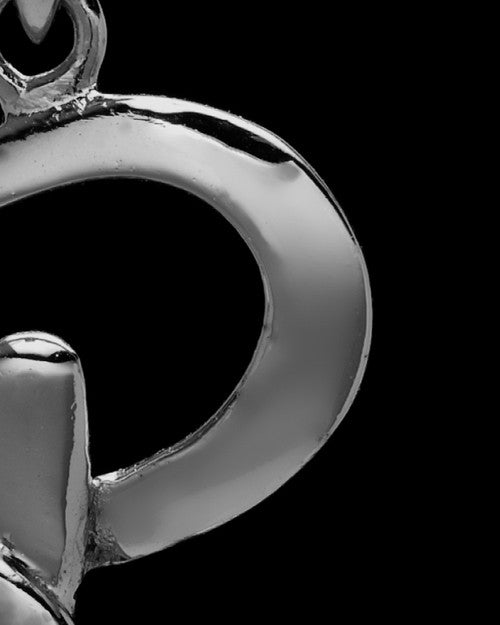 Black Plated "R" Keepsake Jewelry