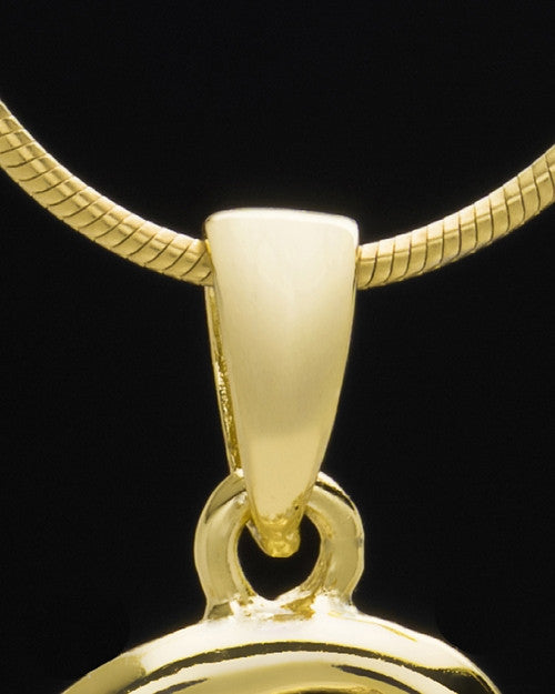 Gold Plated "S" Keepsake Jewelry