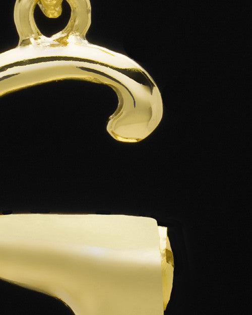 Gold Plated "S" Keepsake Jewelry