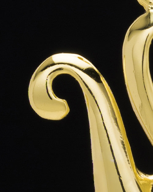 Gold Plated "U" Keepsake Jewelry