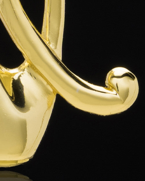 Gold Plated "U" Keepsake Jewelry