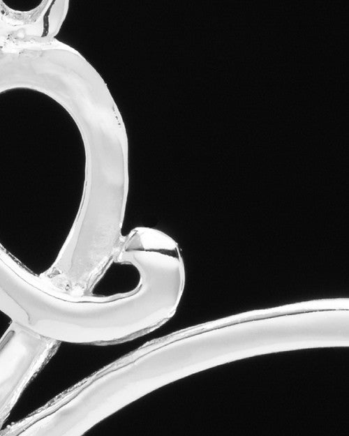 Silver Plated "V" Keepsake Jewelry
