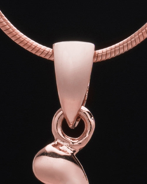 Rose Gold Plated "W" Keepsake Jewelry