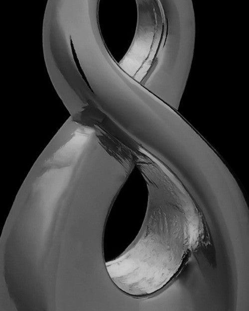 Black Plated Perpetual Love Keepsake Jewelry