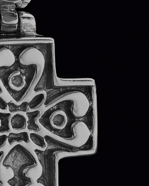 Black Plated Esteemed Cross Keepsake Jewelry