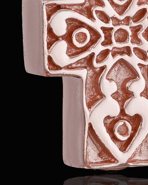 Rose Gold Plated Esteemed Cross Keepsake Jewelry