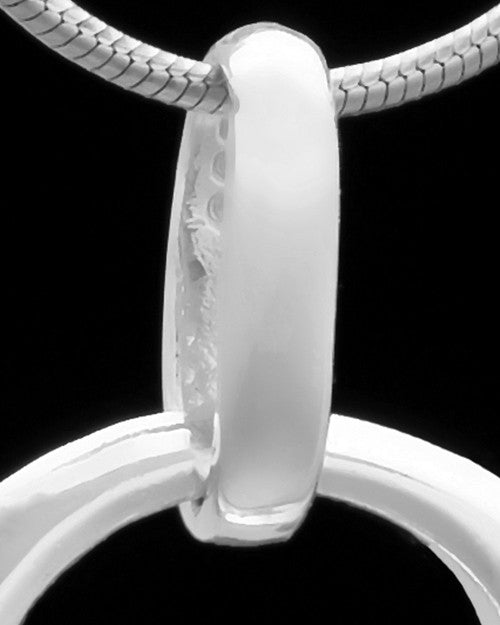 Sterling Silver Endless Round Keepsake Jewelry