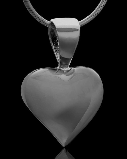 Black Plated Bursting Heart Keepsake Jewelry