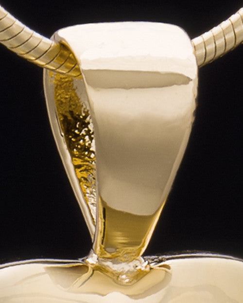Gold Plated Bursting Heart Keepsake Jewelry