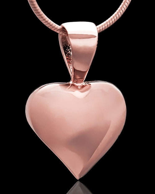 Rose Gold Plated Bursting Heart Keepsake Jewelry