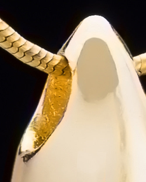 Gold Plated Natural Tear Keepsake Jewelry