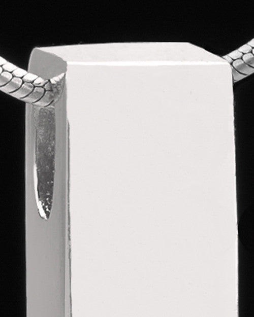 Sterling Silver Classy Cylinder Keepsake Jewelry