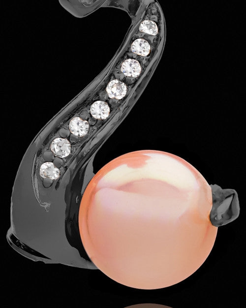 Black Plated Dewdrop Keepsake Jewelry
