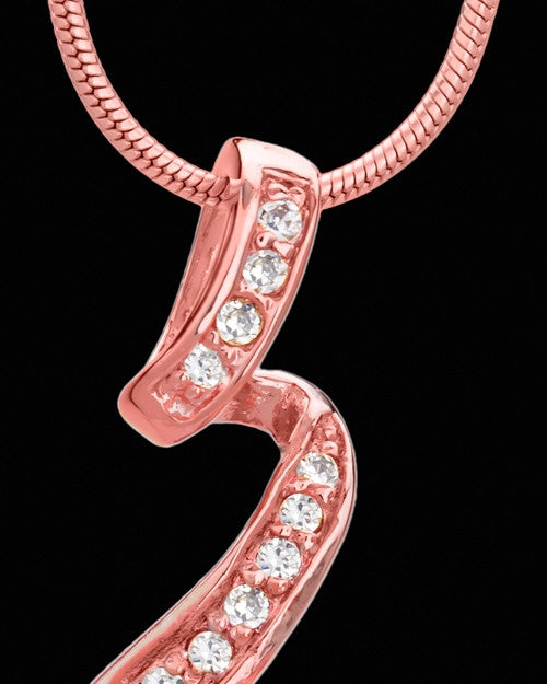 Rose Gold Plated Dewdrop Keepsake Jewelry