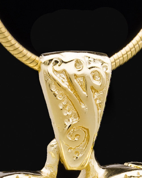 Gold Plated Noble Heart Keepsake Jewelry