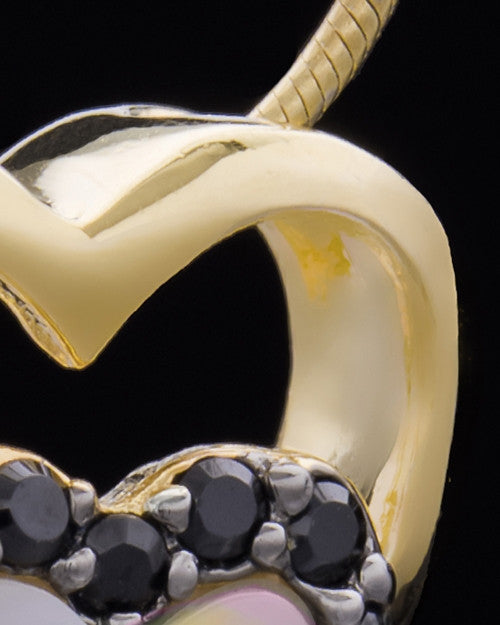Gold Plated Heart Duo Keepsake Jewelry