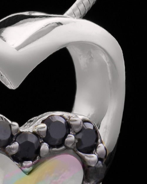 Silver Plated Heart Duo Keepsake Jewelry