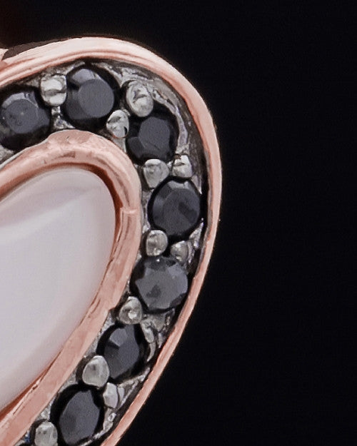 Rose Gold Plated Sunset Heart Keepsake Jewelry