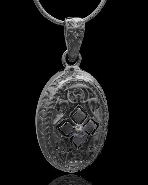 Black Plated Faithfulness Keepsake Jewelry