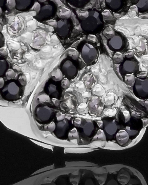Silver Plated Night Pansy Keepsake Jewelry