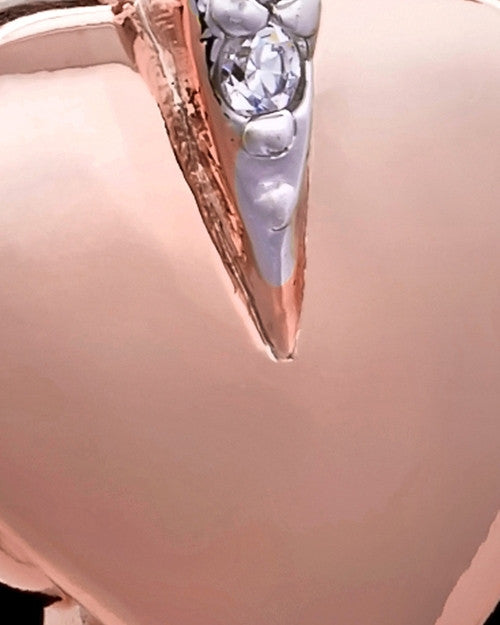 Rose Gold Weeping Heart Keepsake Jewelry