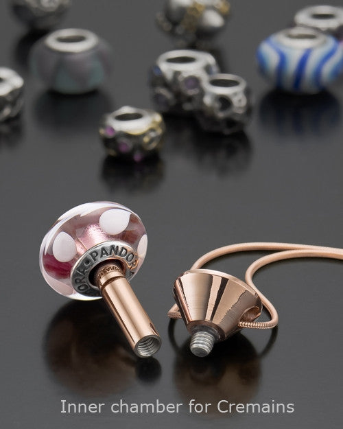 Rose Gold Stainless Millenium Cremation Pendant