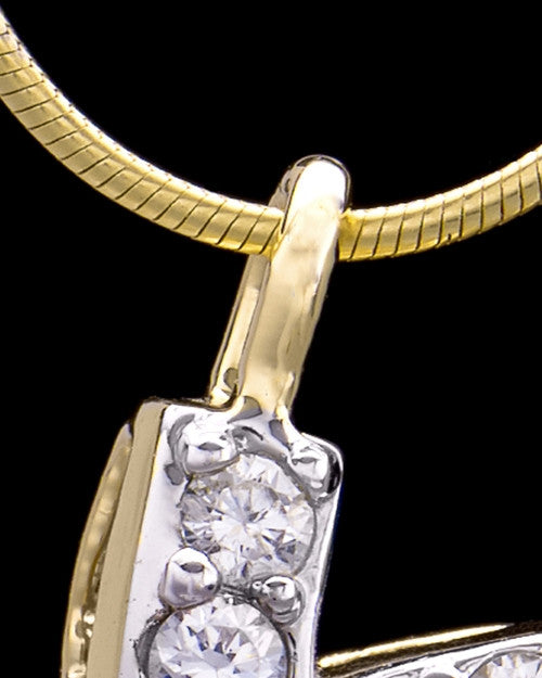 Gold Plated Hugs and Kisses Keepsake Jewelry