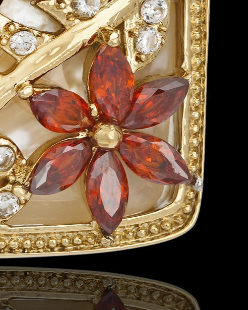 Gold Plated Spring Garden Keepsake Jewelry