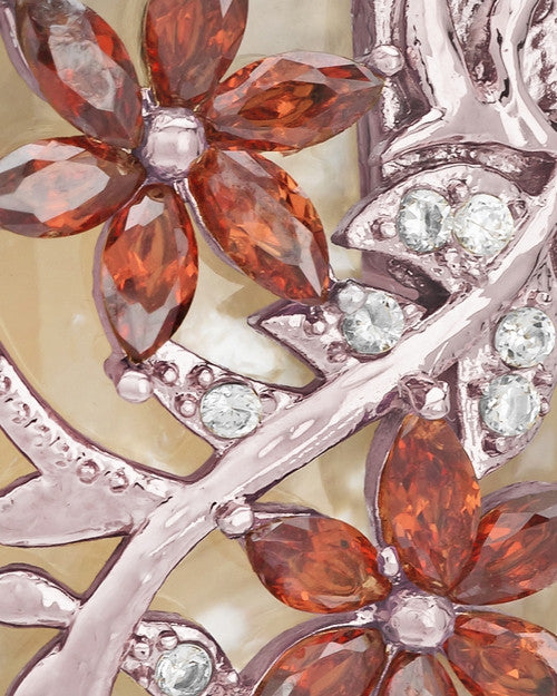 Spring Garden Urn Pendant in Rose Gold