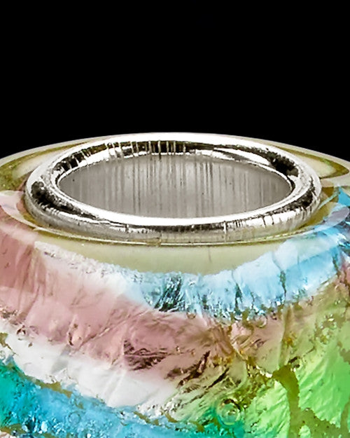 Glass Flowing Waters Charm