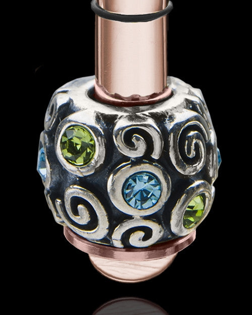 Rose Gold Stainless Millenium Cremation Pendant with Trusting Charm